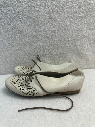 Clarks cream laser cut - , out