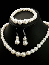 Pearl Necklace Earring