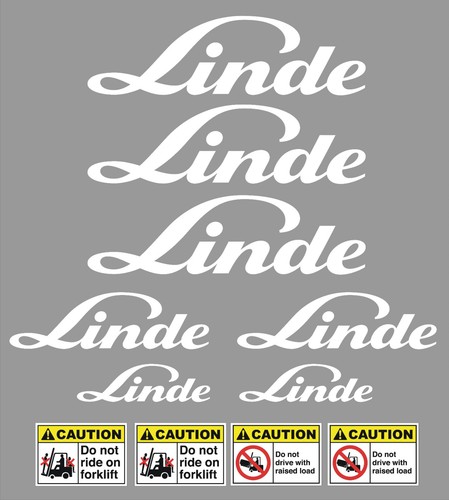 Decal sticker set for linde - sticker,