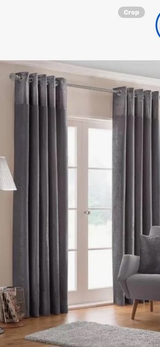 Crushed velvet silver - silver, grey