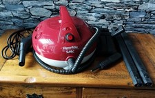 Simac Vapor Max PC800 Red Steam Cleaner On Wheels With Brush Carpet Sofa