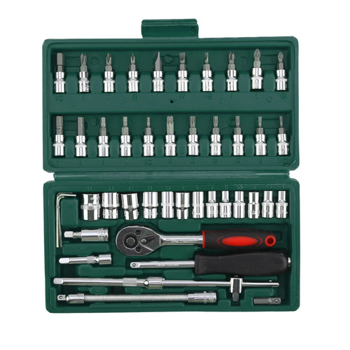 For car 46pcs drive - for, 1/4"