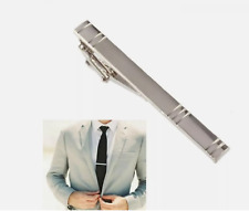 Silver Formal Metal Tie Clip