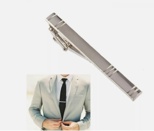 Silver formal metal - silver, clip