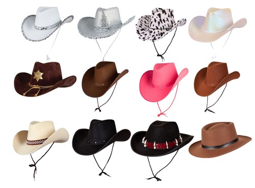Cowboy hats fancy dress - cowboy,