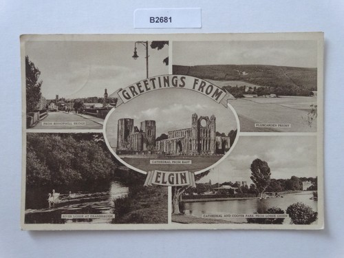 Elgin postcard - elgin,
