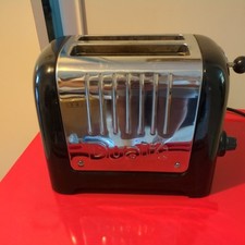Dualit Lite 2 two slice Stainless Steel & Black Toaster DLT2GB FAST UK SHIPPING 