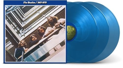 Beatles 1967 1970 2023 - beatles, blue