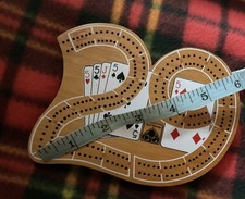 Collectible Fun- Vintage- Retro- 29- Cribbage Board With Pegs- Game - VGC
