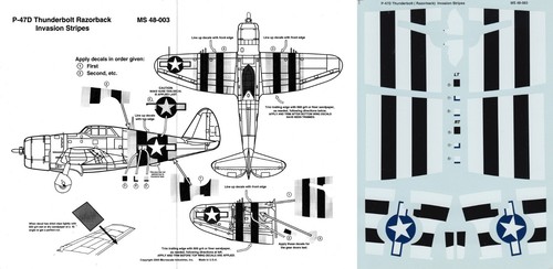 Microscale decals p 47d - microscale, p-47d