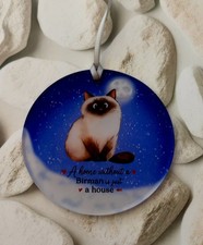 Personalised  75mm BIRMAN CAT