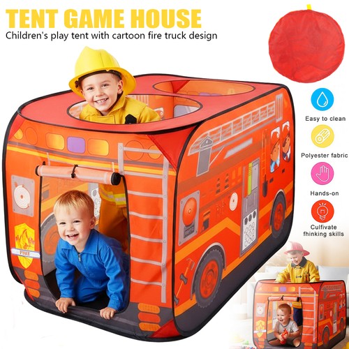 Car tent fire truck - truck, playhouse