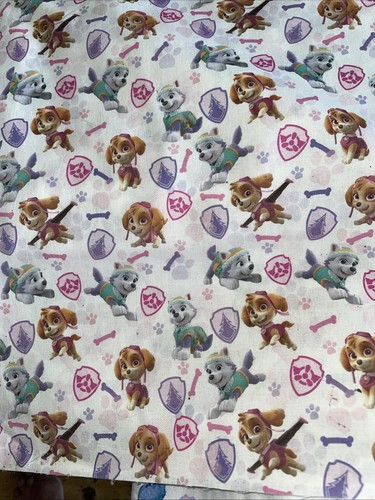 Paw patrol material new - paw, cotton