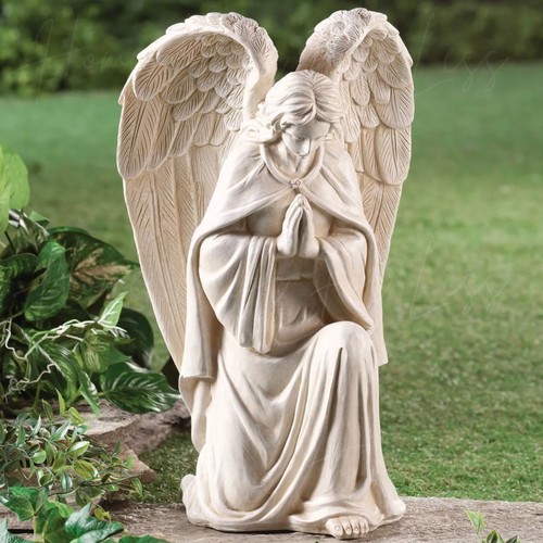 Praying angel memorial garden - praying,