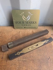 Brass ebony spirit level - ebony,