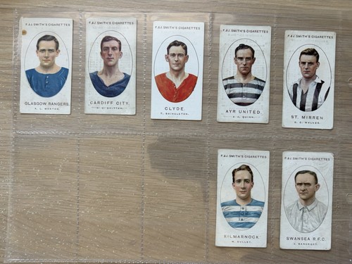 Smith cigarette cards - j,