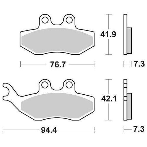Brake pads sbs - pads,