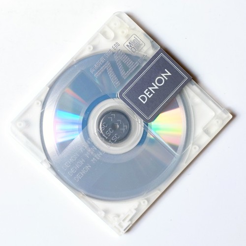 Denon clear white - white, minidisc