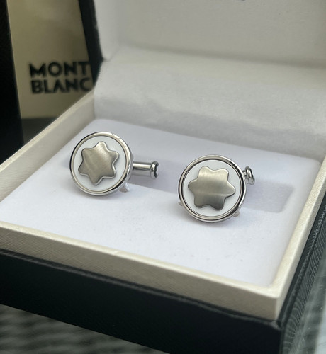 Montblanc logo cufflinks - logo,