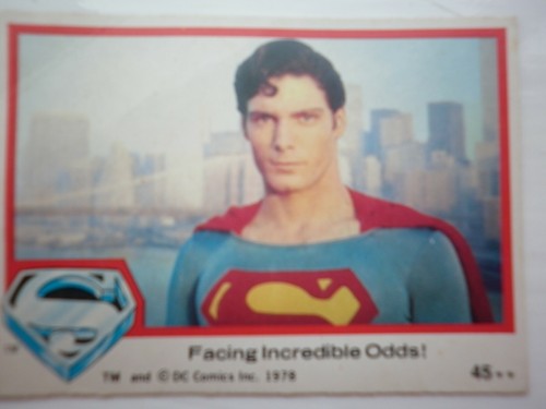 Superman trading cards - trading,