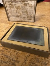 Collection 15 Vintage Glass Negative Plates Antique Photographs In Original Box