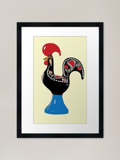 Portuguese Rooster Framed Art