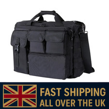 Mens Military Tactical Laptop Bag Briefcase Shoulder Messenger Nylon Handbag UK