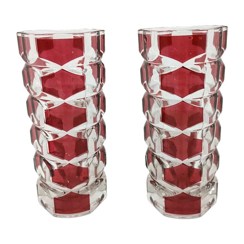 Vintage luminarc windsor rubis - vintage,