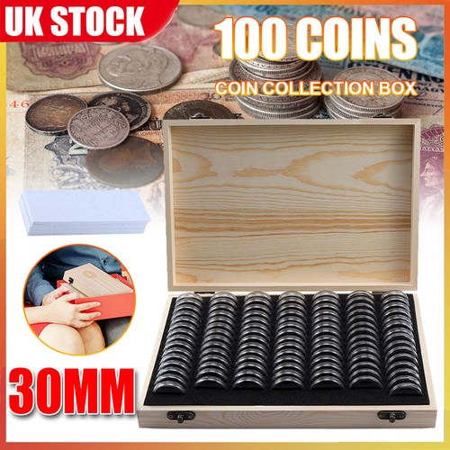 100 coin storage wooden - storage, box