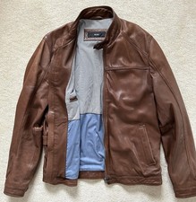 Hugo Boss Tan Brown Leather