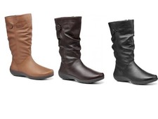 Hotter Derrymore Wide (E) and EEE Fit Soft Leather Knee High Boots RRP £139