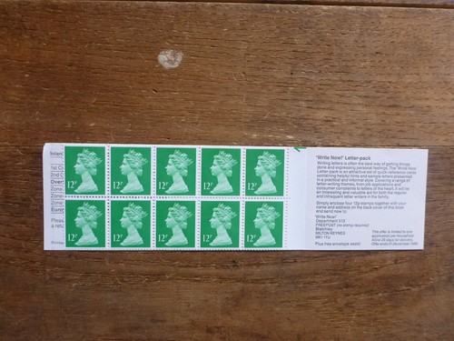 Stamp booklet 1986 - 10,