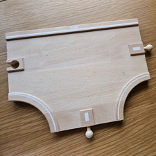 BRIO 33211 ROAD T SWITCH Road Track Junction Piece for Wooden Railway Train Set