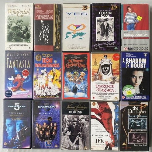 Assorted vhs videos bundle - 27,