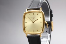 [Near MINT] LONGINES Grand Classic 140 7413 Gold Dial 32mm Quartz Men's Watch