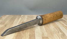 Vintage Large Warburton Bro 9/16" Mortice Chisel Pig Sticker Woodworking Tool