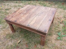 Vintage Indonesian Hardwood Coffee Table