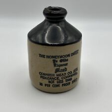 Small The Honeymoon Drink Ye Olde Liqueur Mead Stoneware Flagon 7.5cm Tall