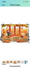 Autumn Harvest Backdrop 10ft X 7ft