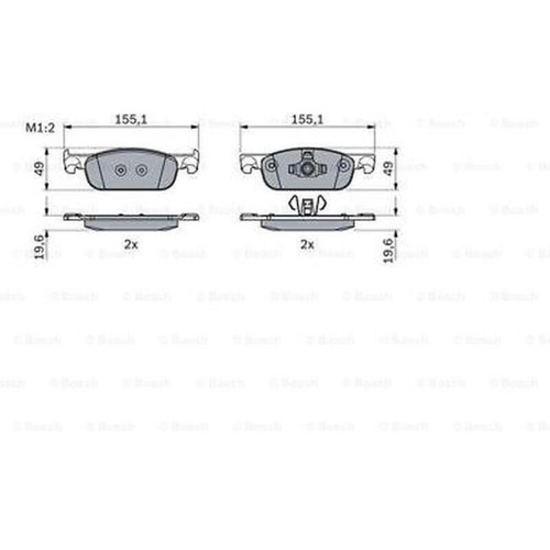 Brake pad set disc - pad,