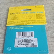 EE Gold SIM Card Phone Number
