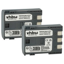 2x Battery for Canon Legria
