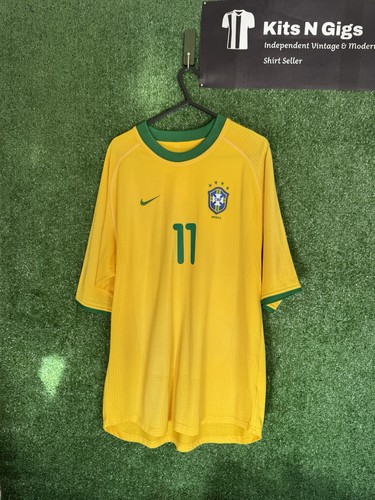 Brazil 2000 home shirt medium - brazil,
