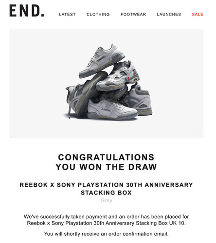 Reebok sony playstation 30th - x,