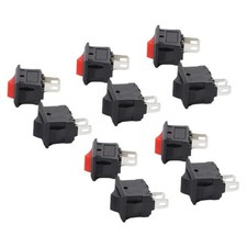 10PCS Mini Rocker Switch 2 Pin