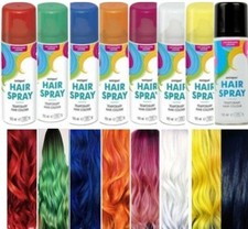 Temporary Hair Color Spray Wash Out Washable Party Fancy Dress Up Party UK