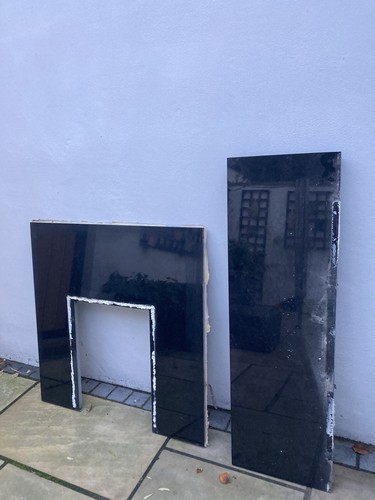 Black marble fire - black,