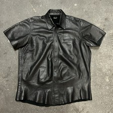 Leather Black Short Sleeve