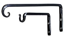 Hanging Basket Brackets Metal Plant Hooks Flower Hanger Wall Mounted Straight