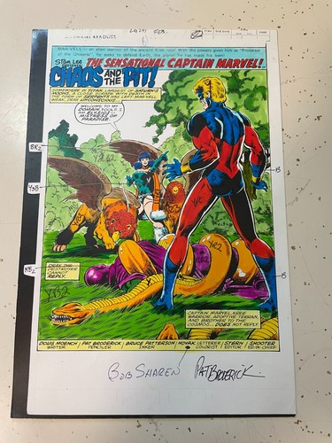 Captain marvel comic art - captain,